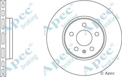 APEC BRAKING dsk2657 -  Тормозной диск